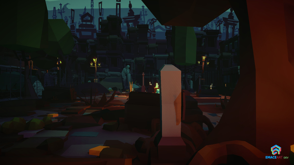 NecroPOLY - Low Poly Cemetery Kit — FREE - Dark Corners