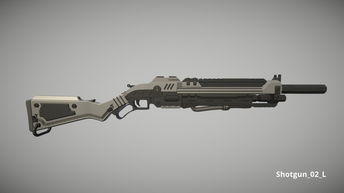 Cyberpunk Armory - Low Poly