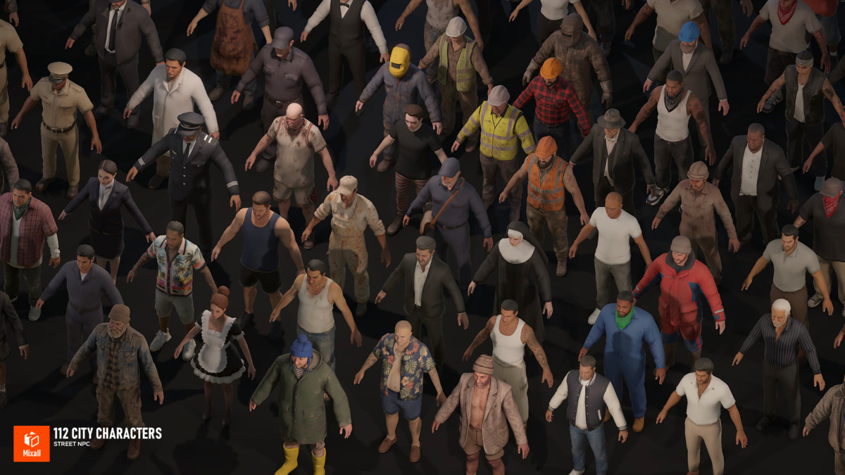112 City Characters -Street NPC