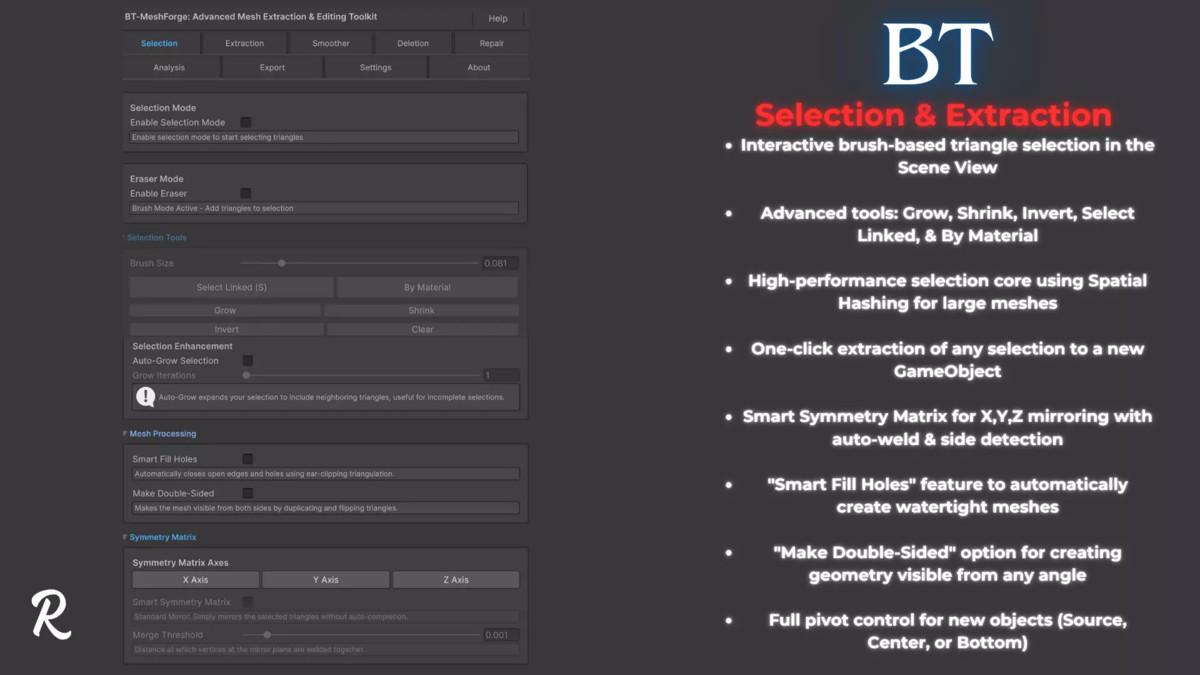 BT-Ultimate Mesh Tools Bundle: Optimize, Edit, Paint & More ! All-in-one