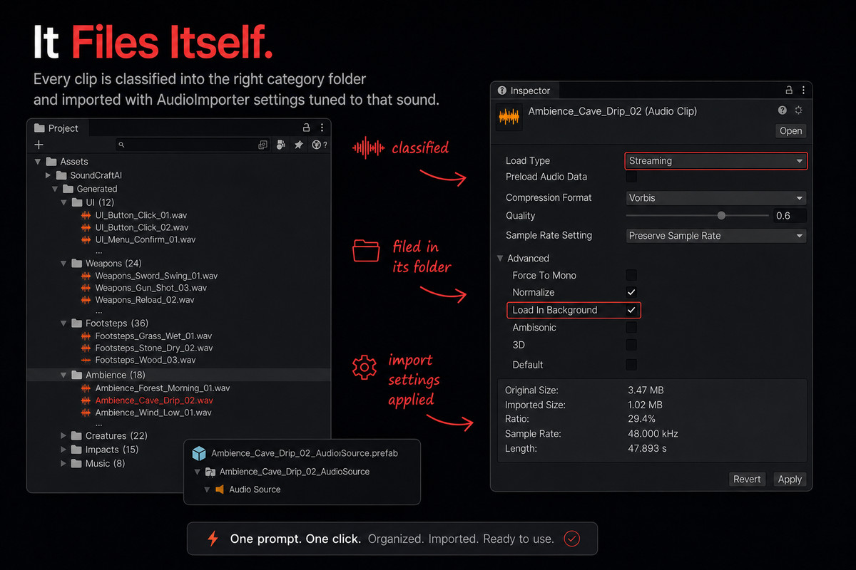 SoundCraft AI - Sound Effects Generator + Library
