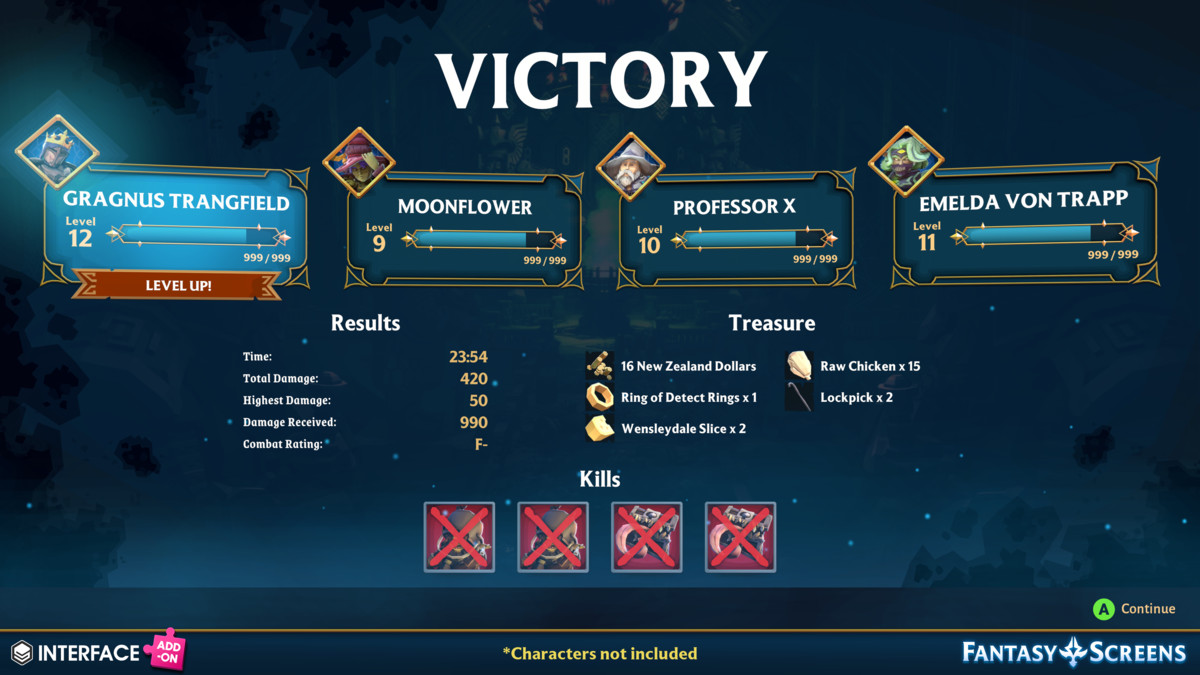 Fantasy Screens Add-On - Synty INTERFACE - GUI