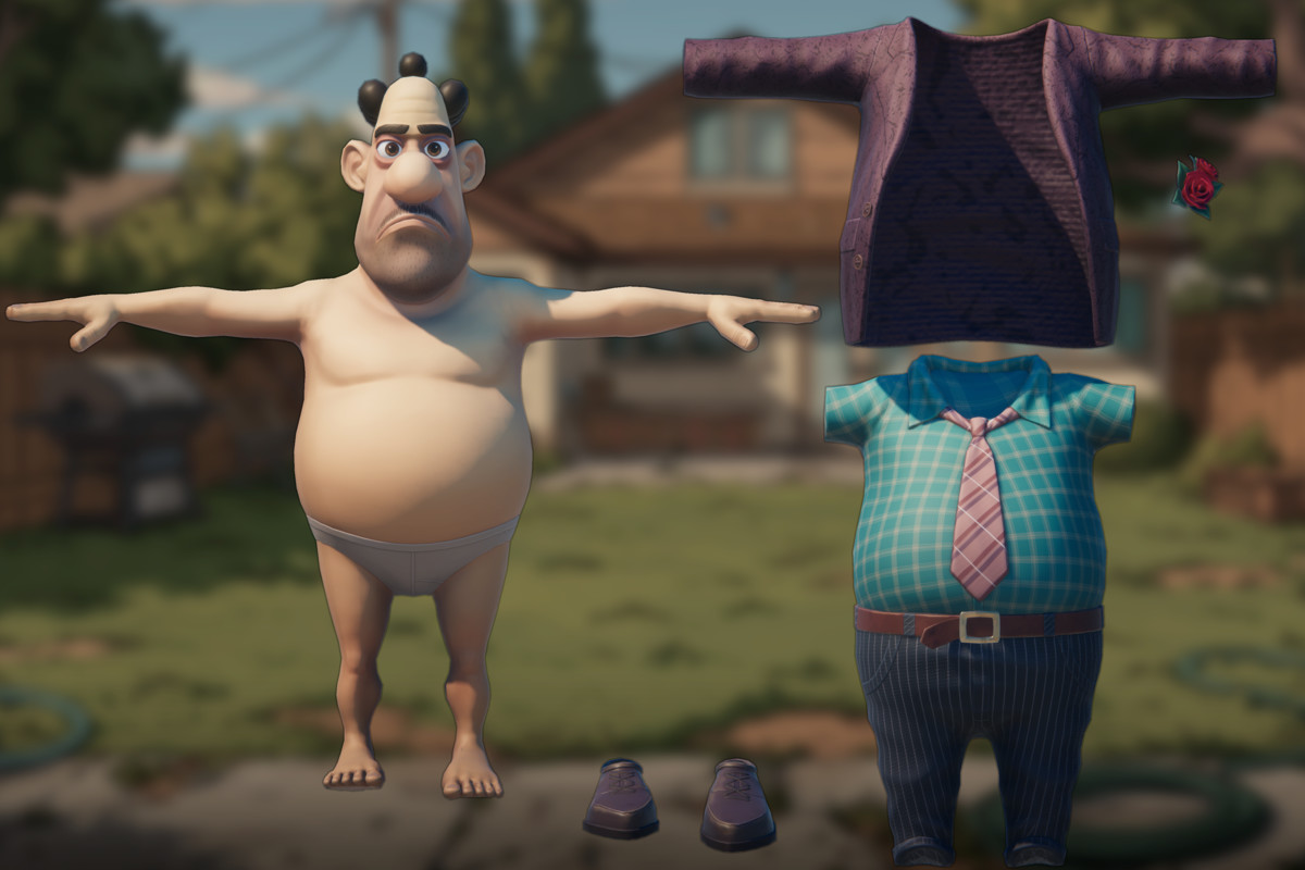 Stylized Funny Male Character