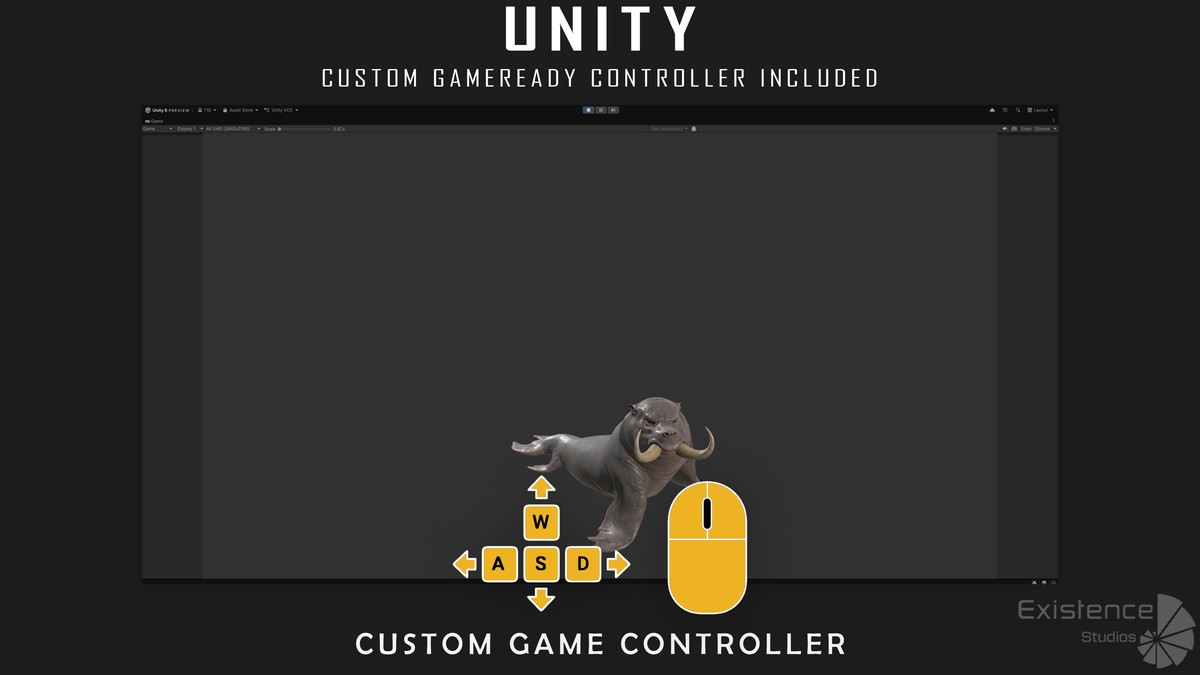 Walrus Seal - Underwater Enemy Creature