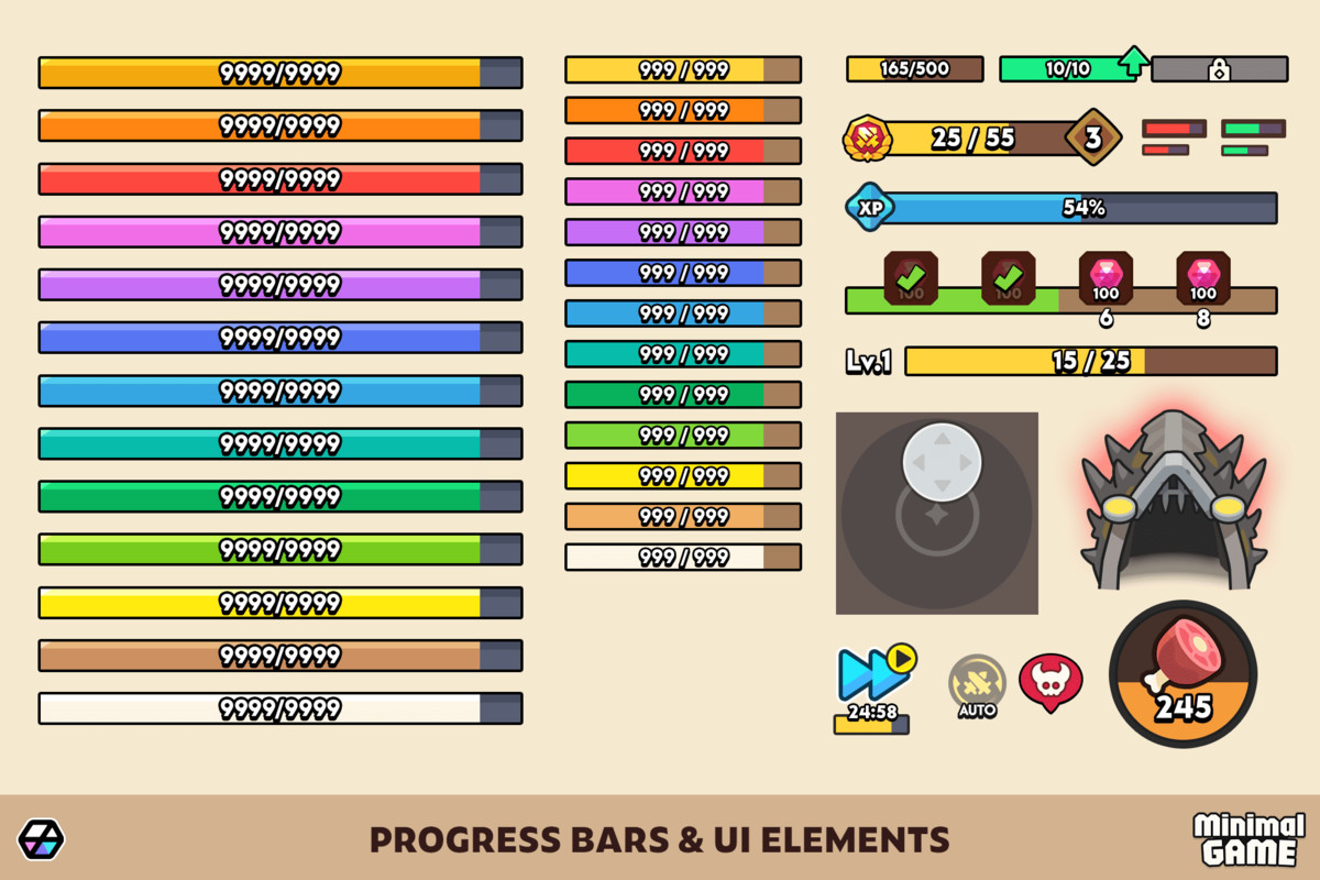 GUI Pro - Minimal Game Light