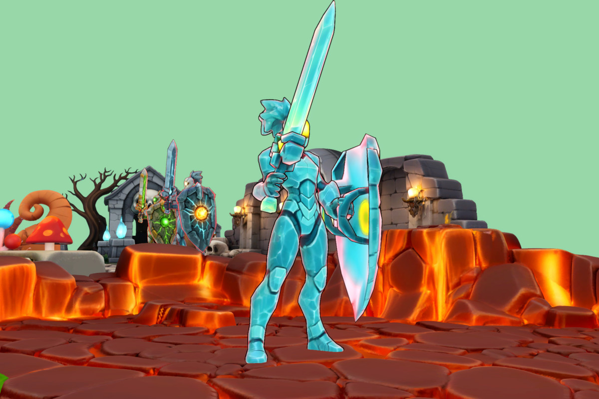 Lumina Knight - Stylized Fantasy Monster (Rig + Animation) – PixeliusVita