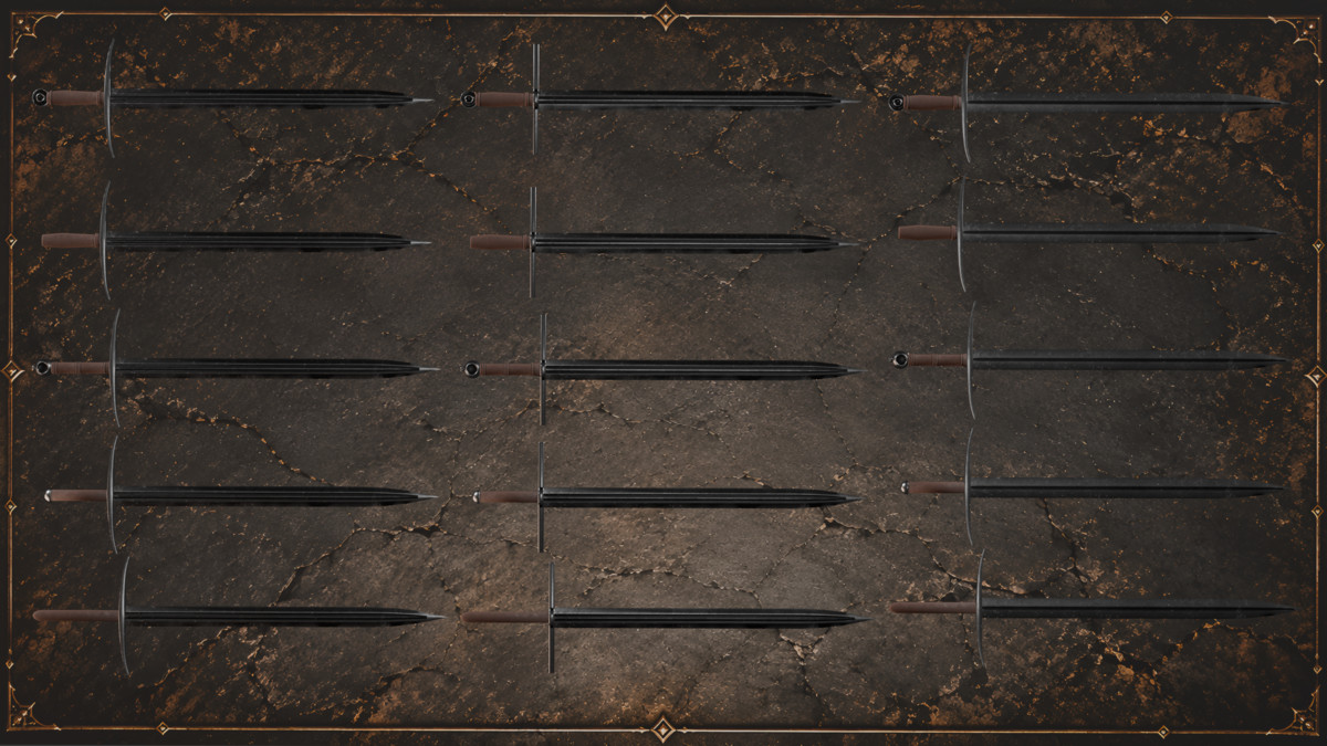 60 Dark Medieval Swords