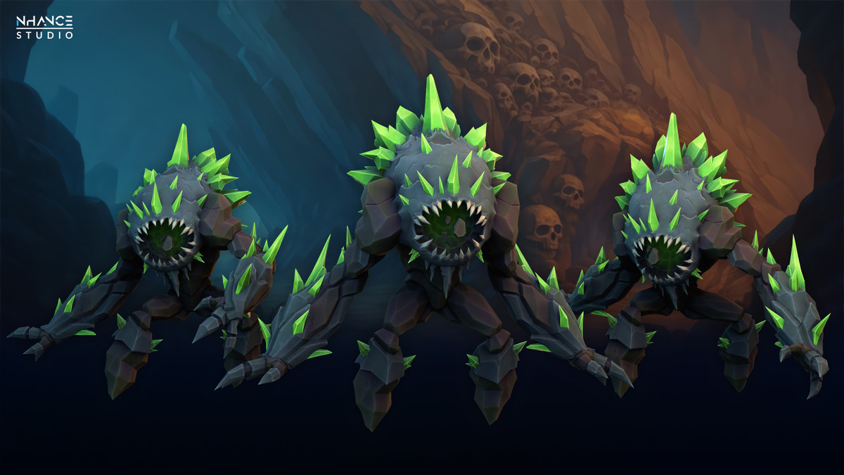 Stylized Cave Crystal Creatures Pack
