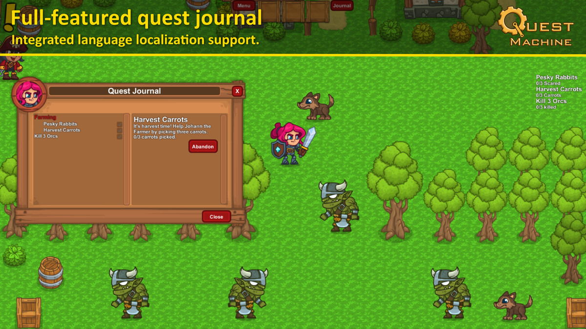 Pixel Crushers Narrative Bundle: Dialogue System, Quest Machine, Love/Hate