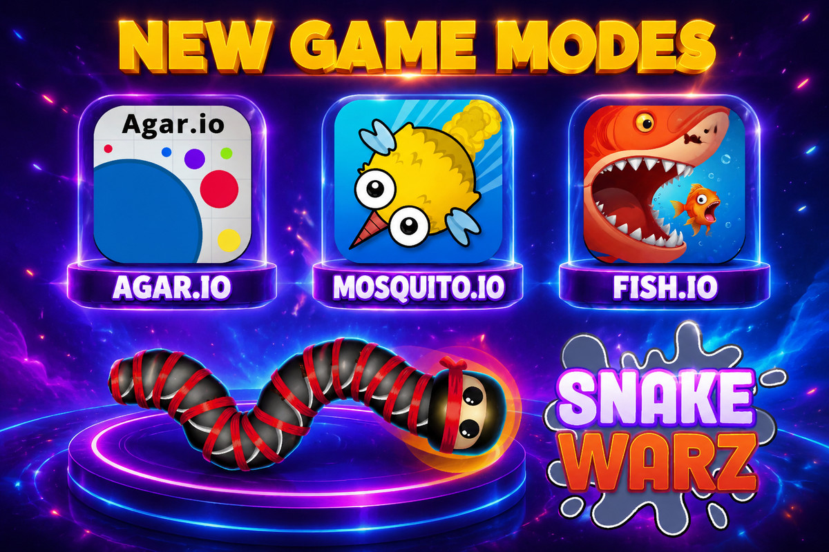 Snake Warz IO - Ultimate Framework for Slither, Worm, Agar and Mosquito Games