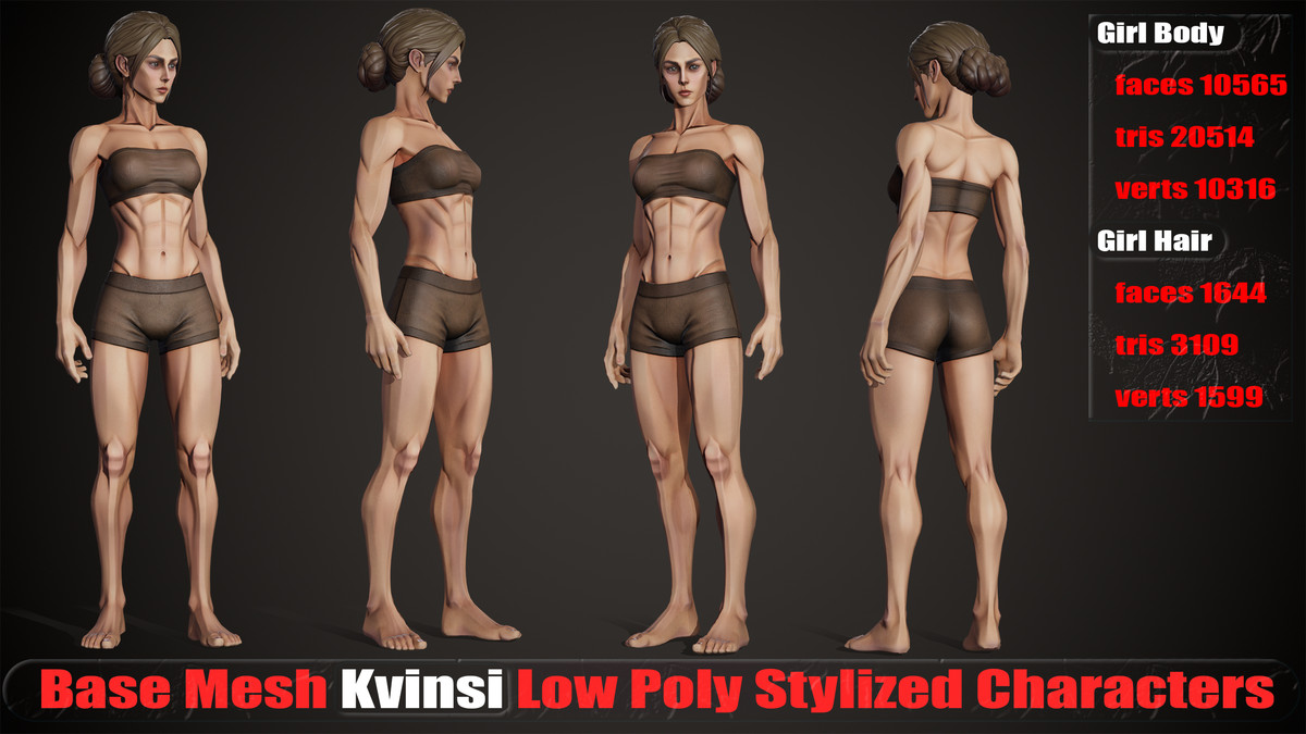 Stylized Man and Girl