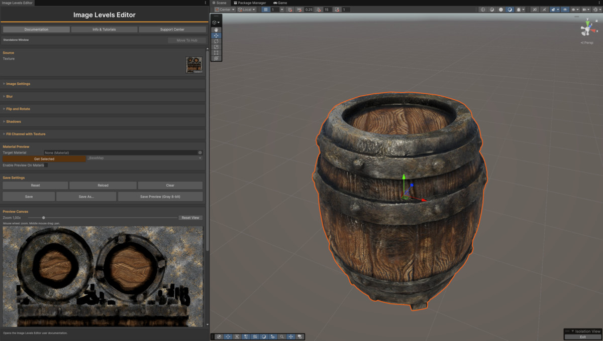 Image Levels Editor