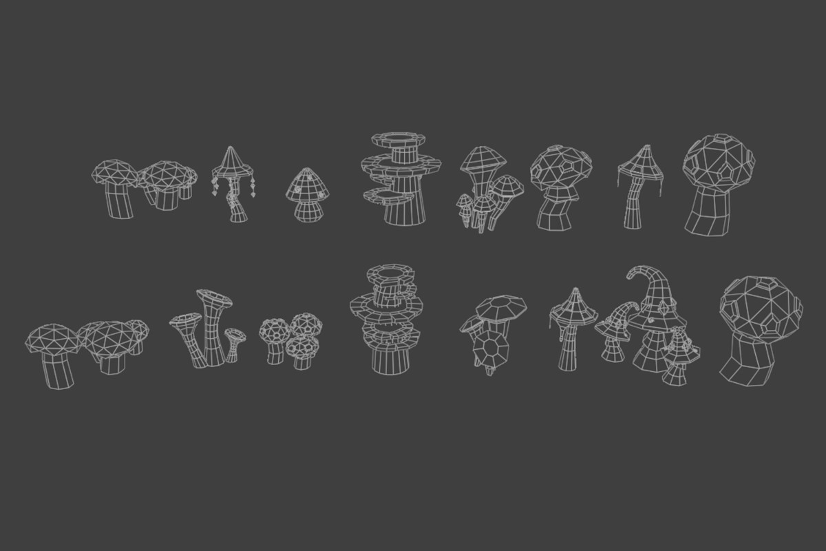 Low Poly Nature Biomes - 120+ Assets
