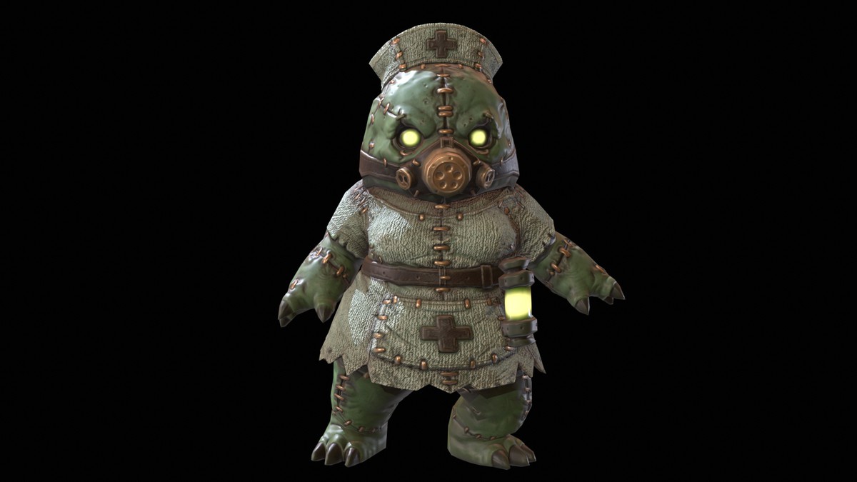 Chibi Necro Zombie Nurse