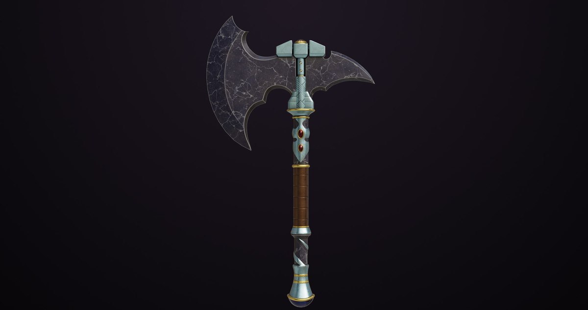 6 Battle Axes Collection 01 URP HDRP Textures