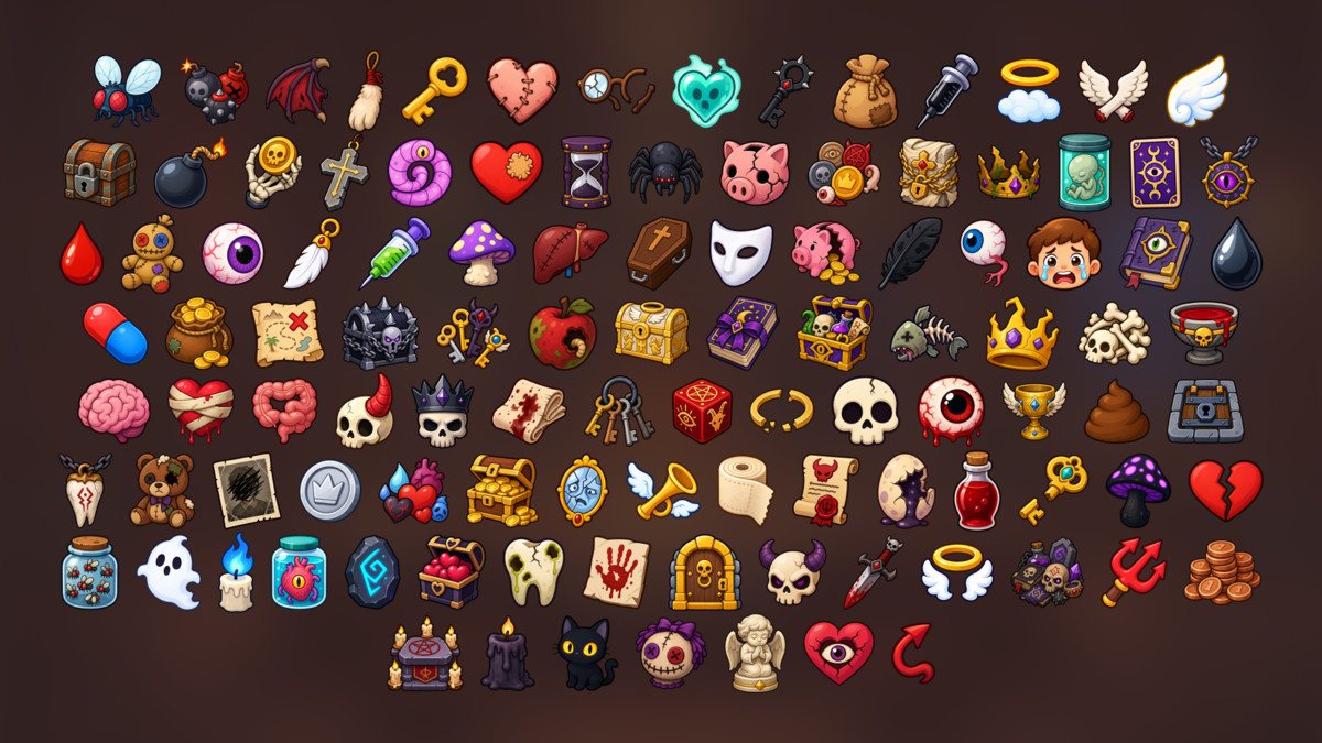 Cursed Horror Voodoo Dark Magic Collectibles Icons Pack