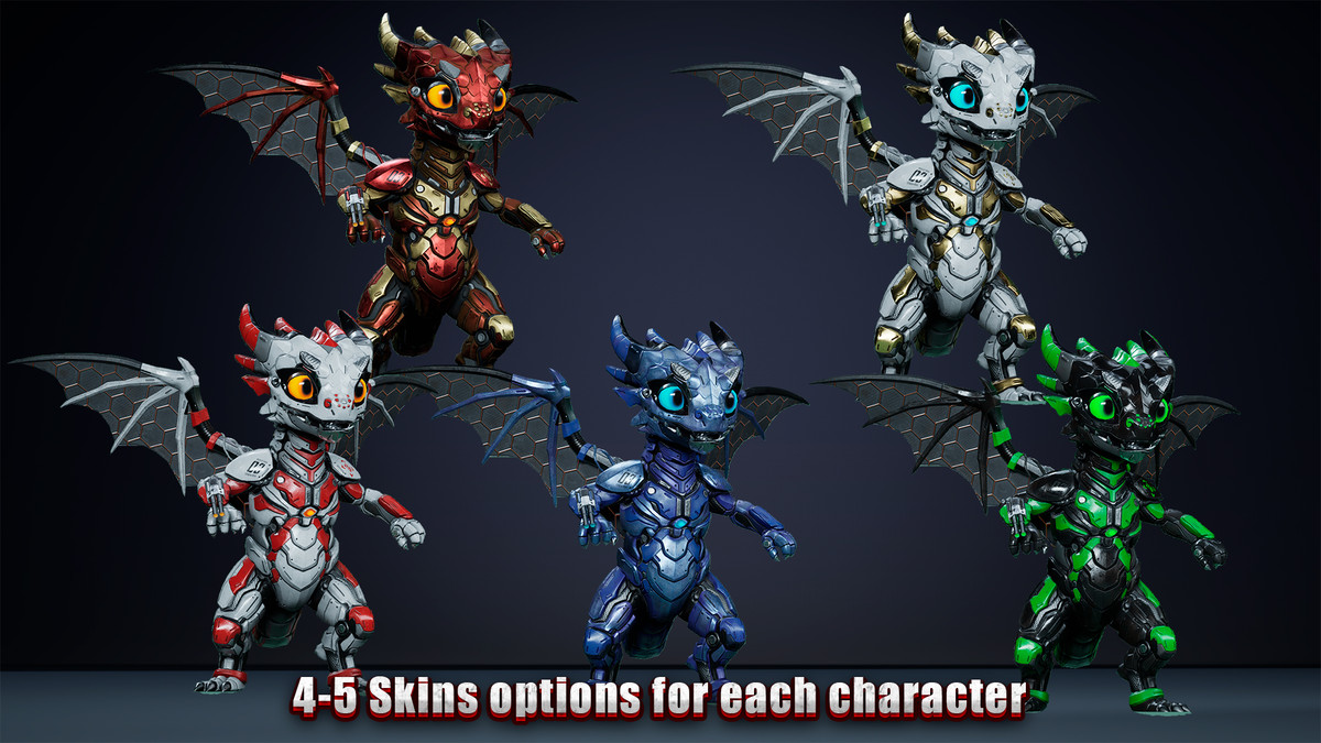Sci-Fi Dragons Pack