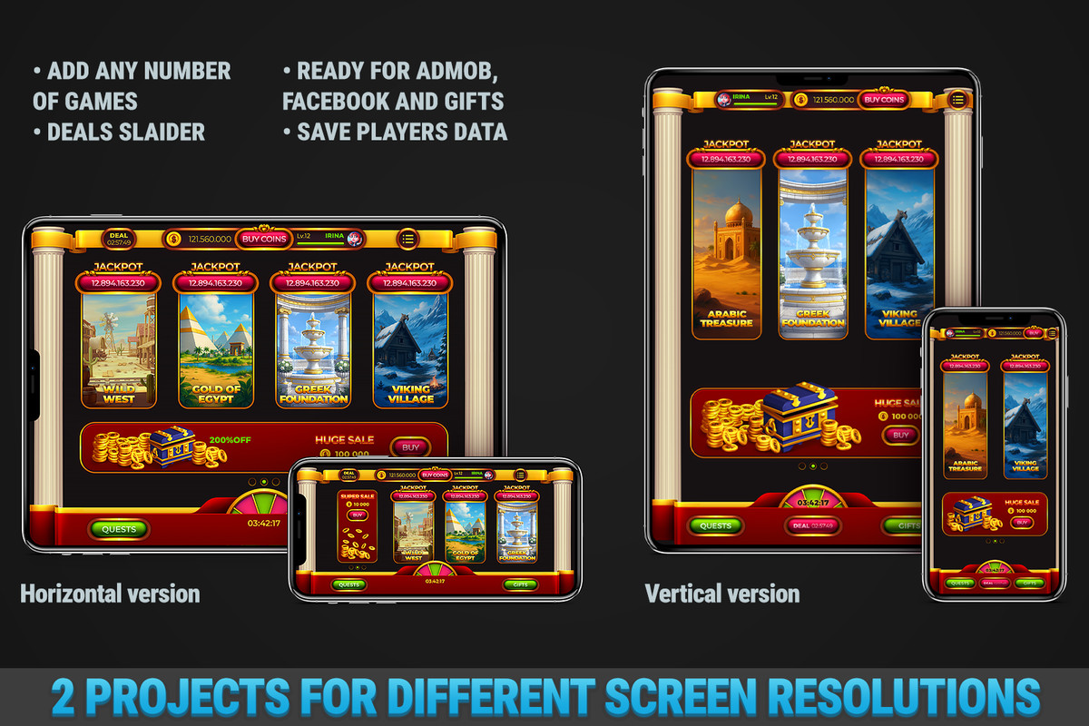 MK Slot Bundle • Ancient Civilizations Casino Template