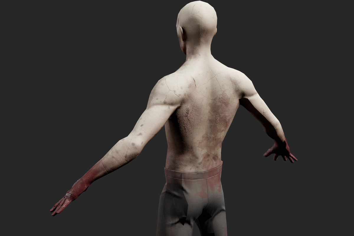 3D Zombie Undead Character