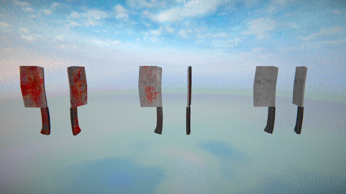 PSX Retro Horror Mega Melee Weapons Bundle Asset Package