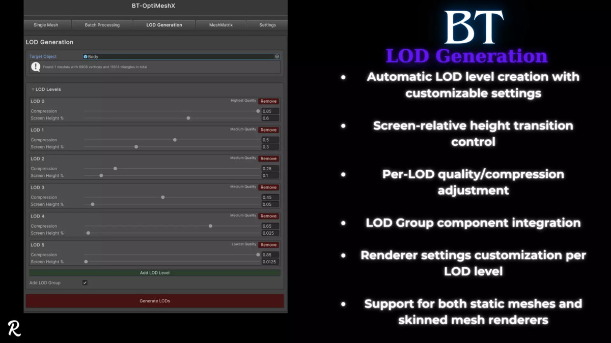 BT-Ultimate Mesh Tools Bundle: Optimize, Edit, Paint & More ! All-in-one