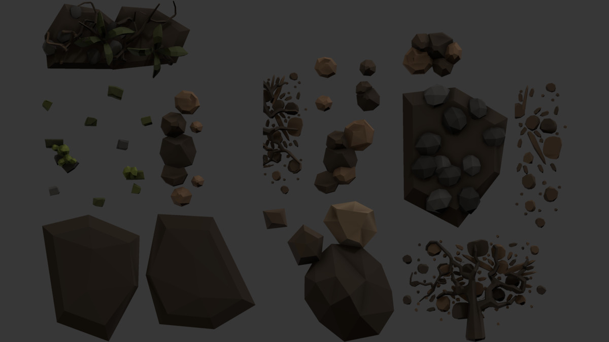 NecroPOLY - Low Poly Cemetery Kit — FREE - Dark Corners