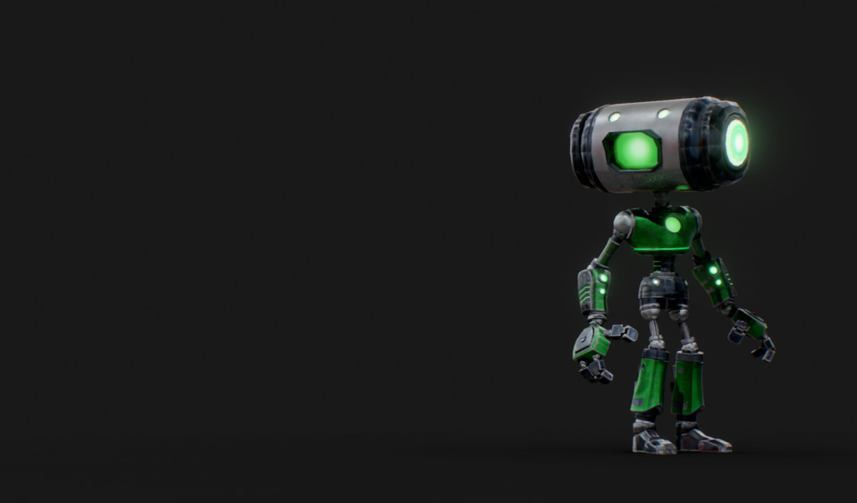 Customizable Robot Character - Kyle the Radical Robot