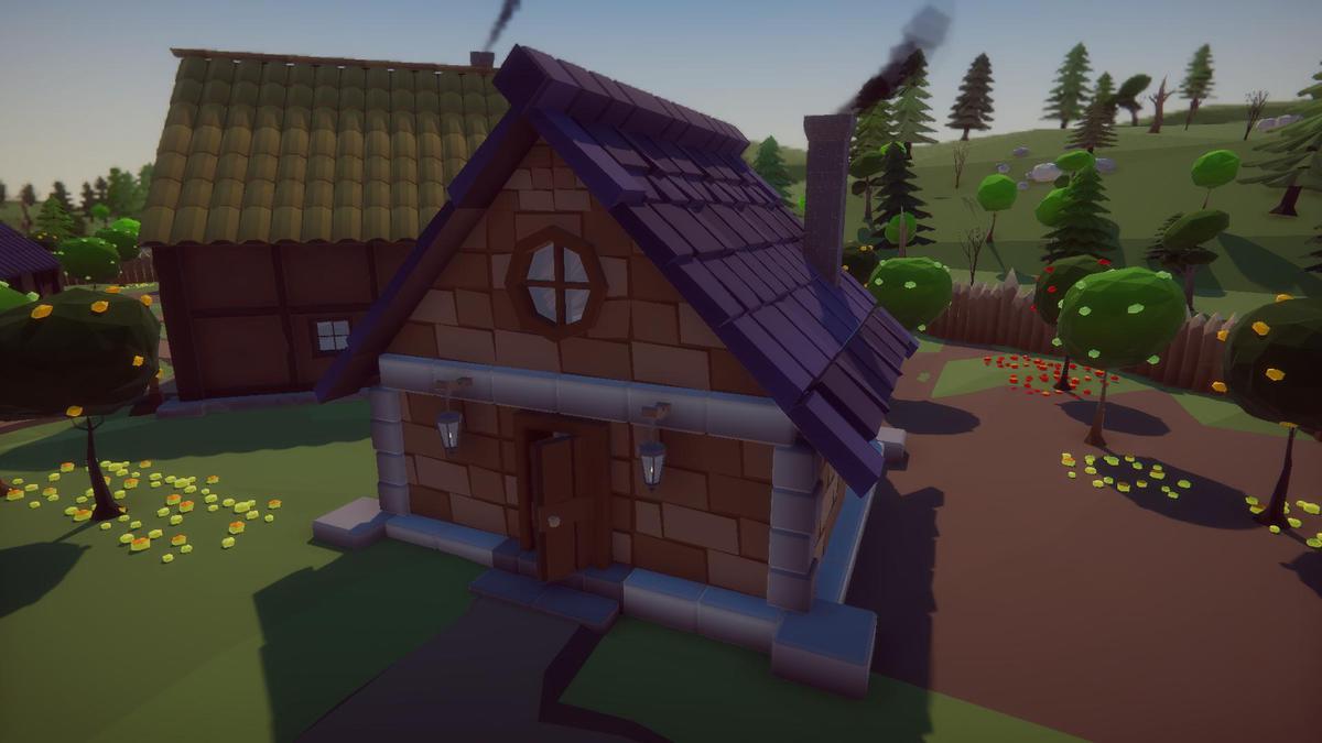 Low Poly Modular Medieval Village - Mini World Studio