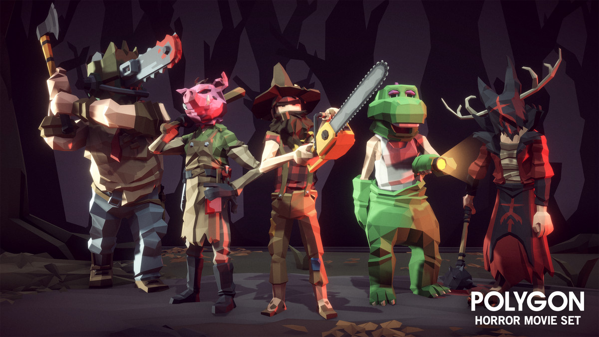 POLYGON - Horror Movie Set - Low Poly 3D Art by Synty