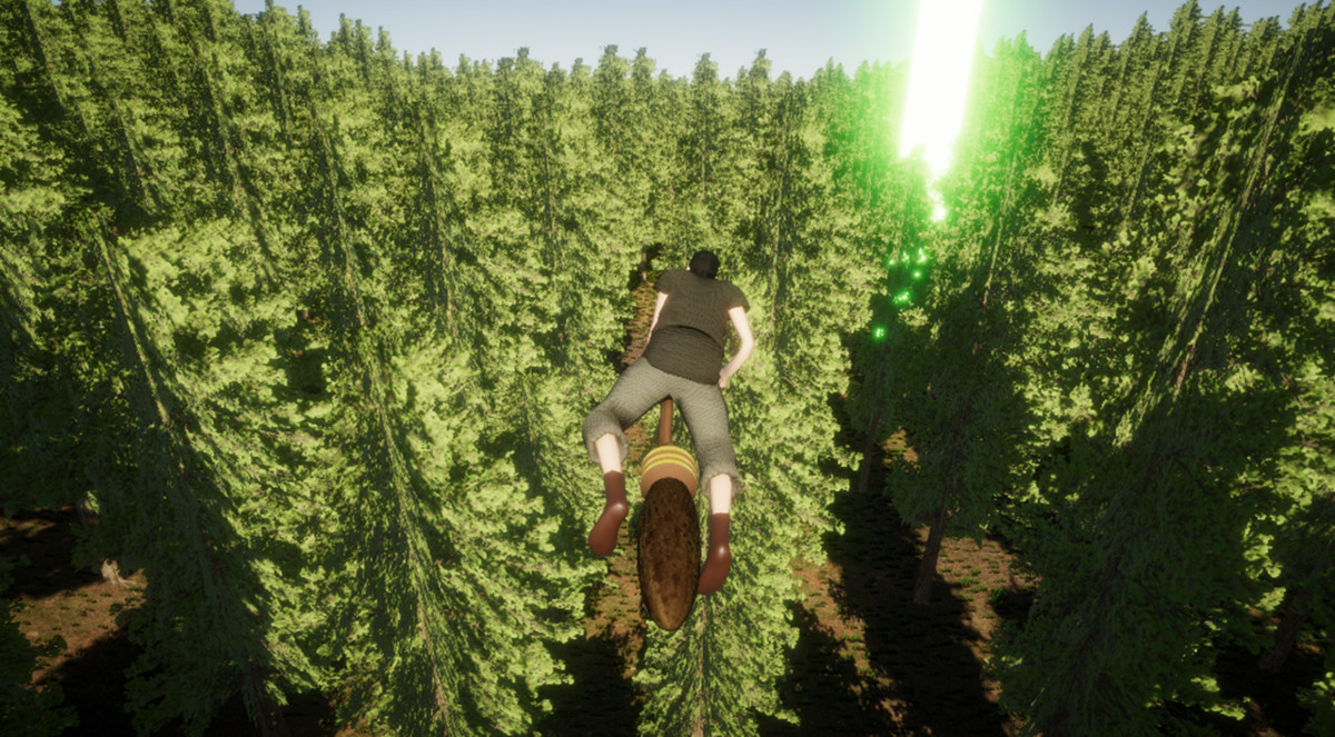 Wizard School Broomstick Engine - Third Person
