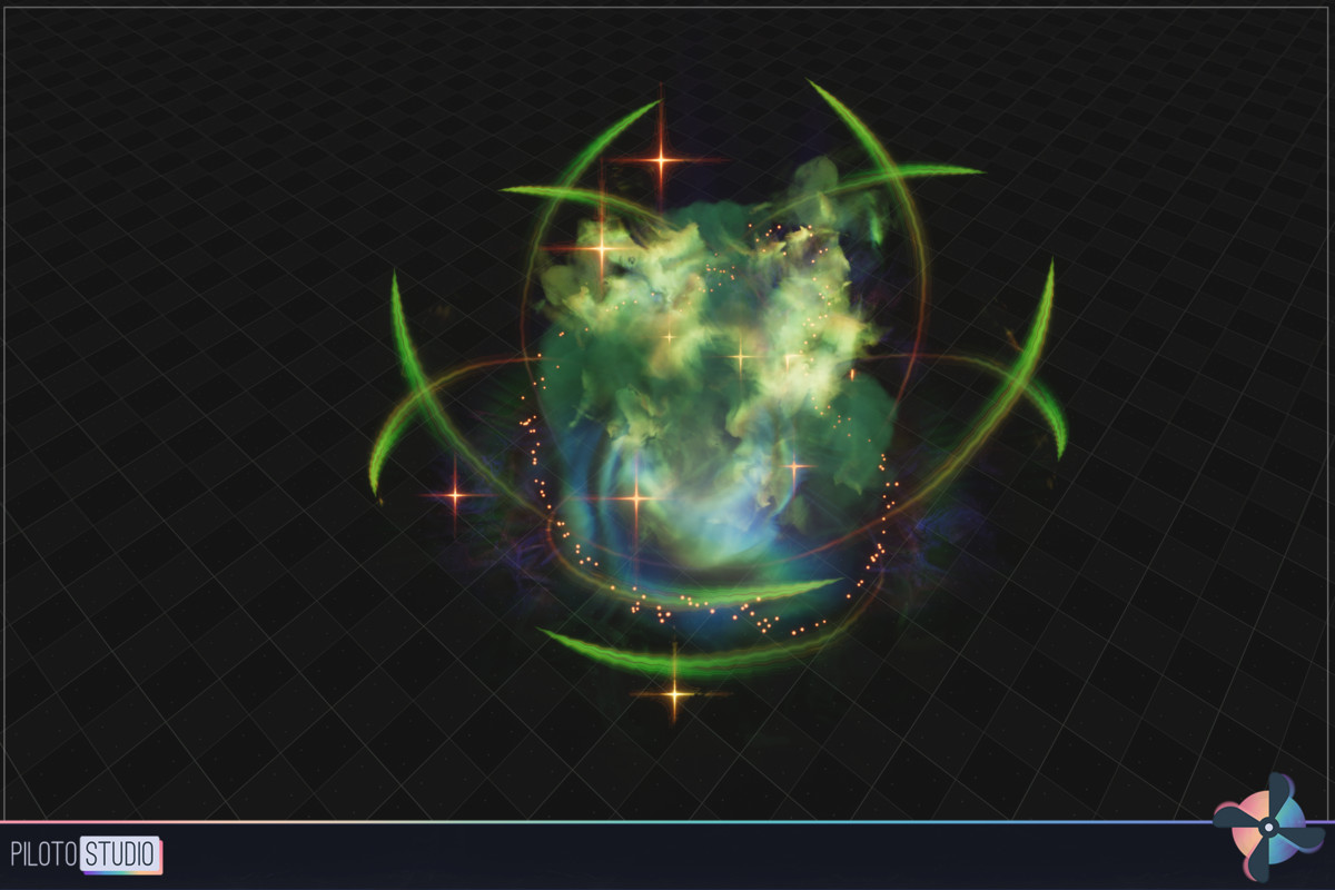 Realistic Fire Spirits Magic VFX