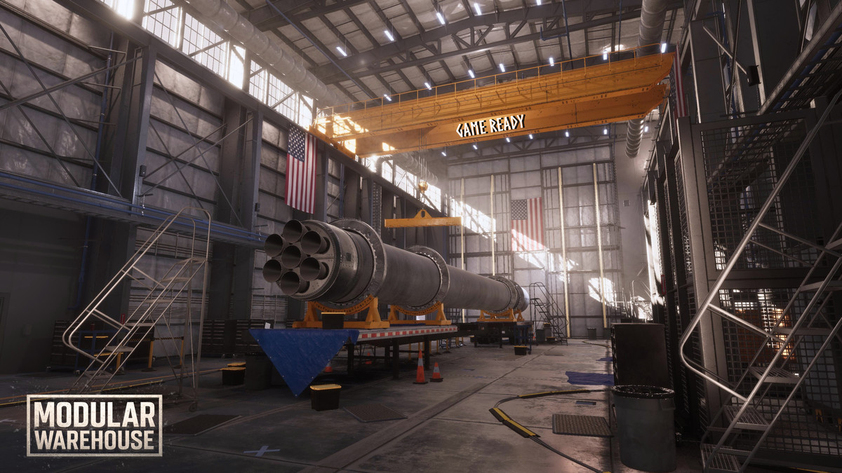 Modular Warehouse (Warehouse, Industrial Warehouse, Hangar, Factory, Warehouse)