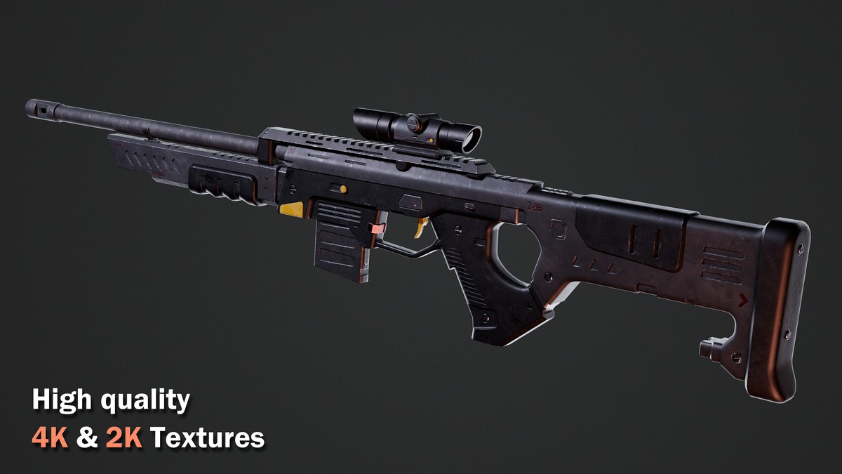 Sci-fi Weapons - Animated Gun Bundle/Pack