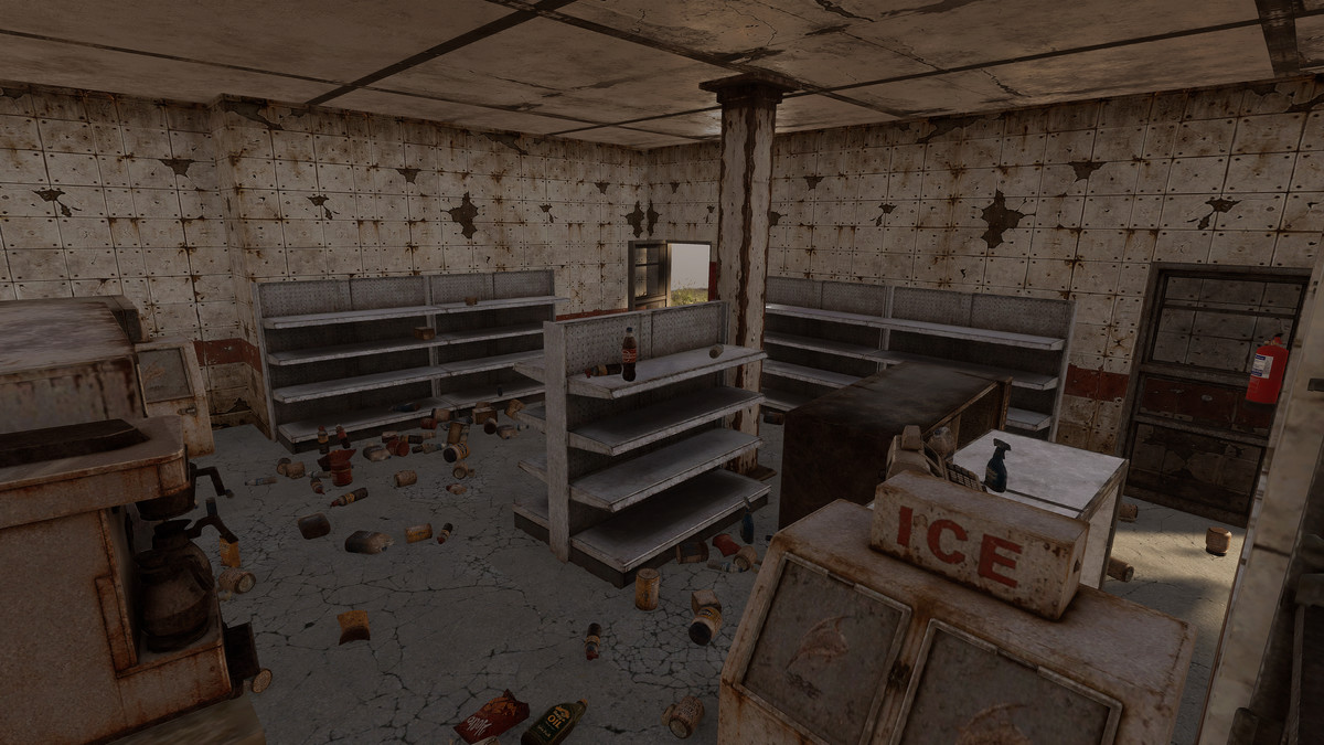 Abandoned Gas Station Environment Pack