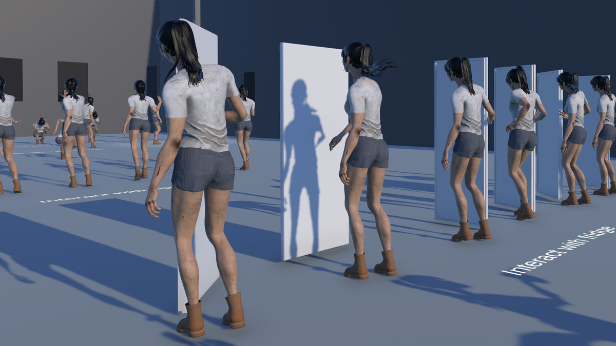 Female Horror Survivor Animations