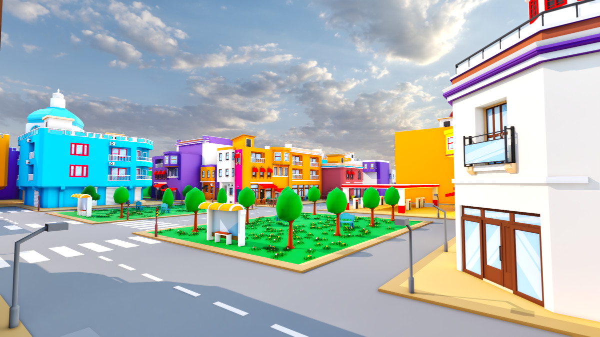 Modular Eastern City Low Poly Istanbul [Enterable Interior] [Desktop & Mobile]
