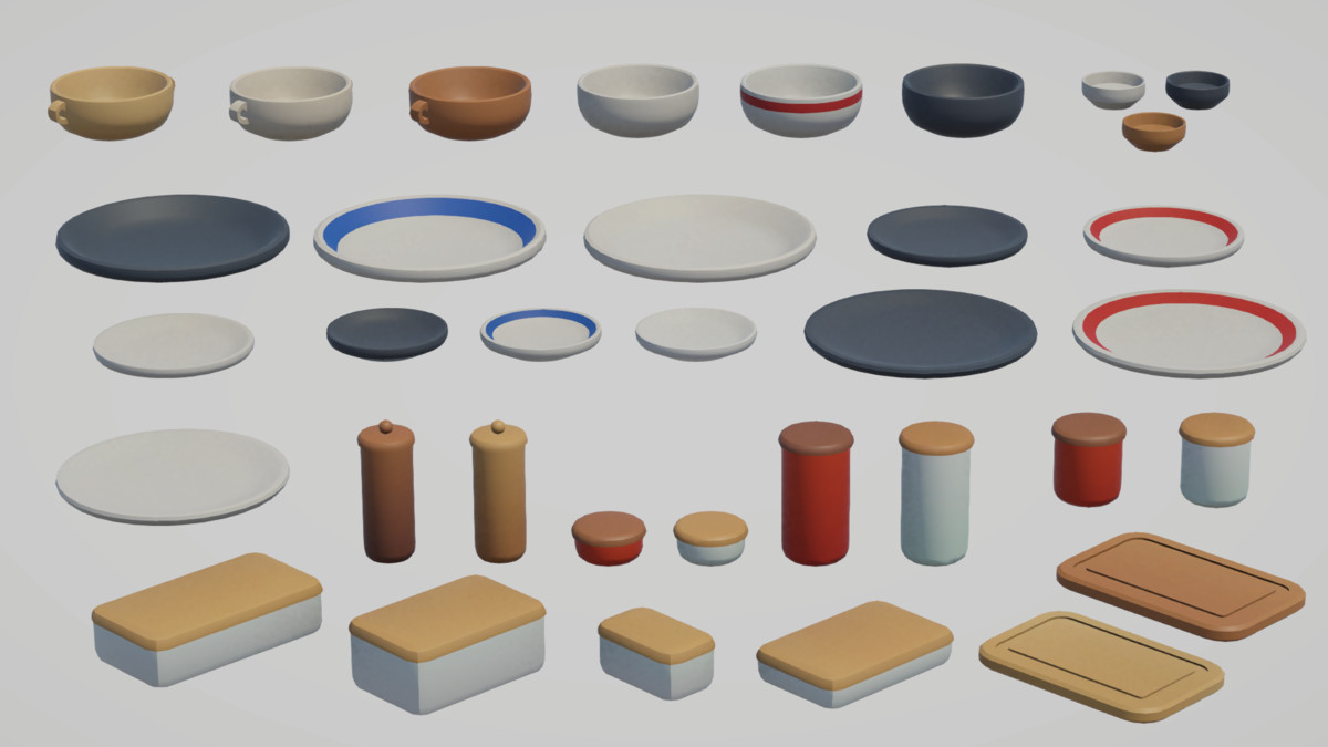 Low Poly Interior Houses – Modular Home Assets Pack