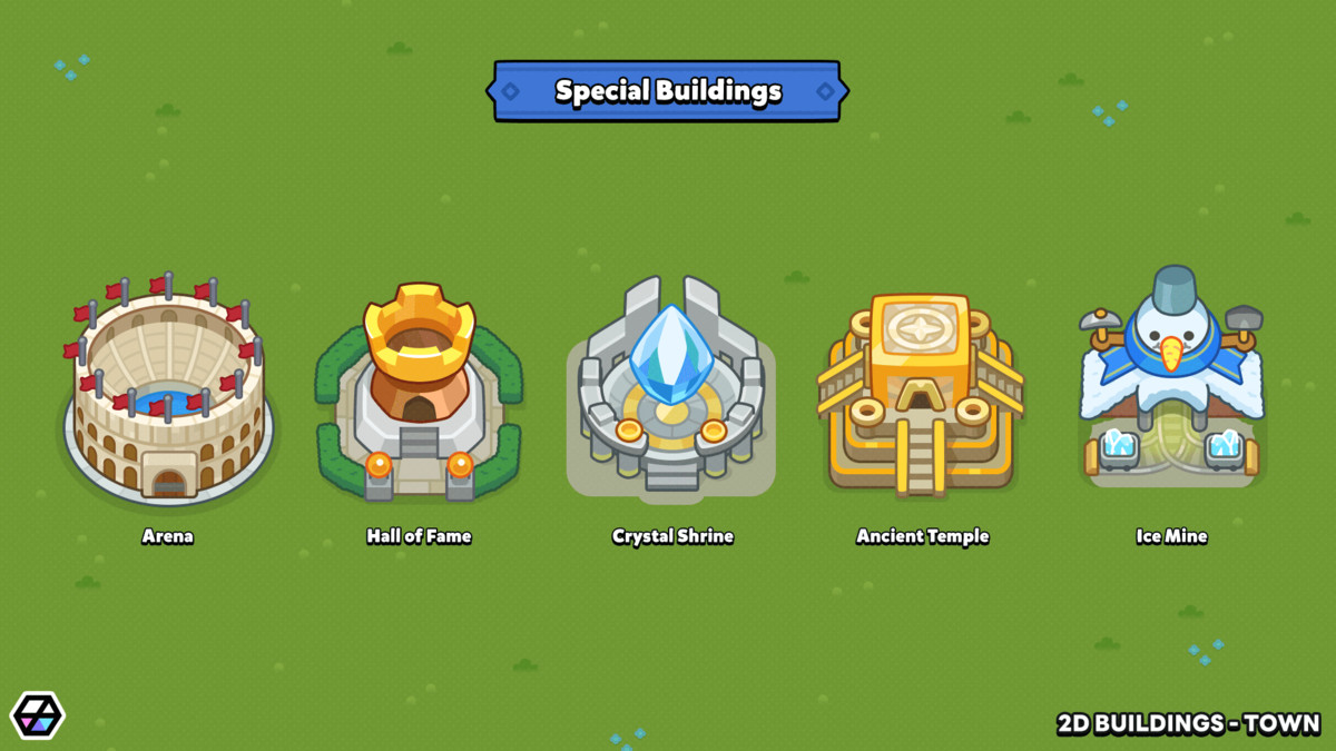 2D Buildings - Town