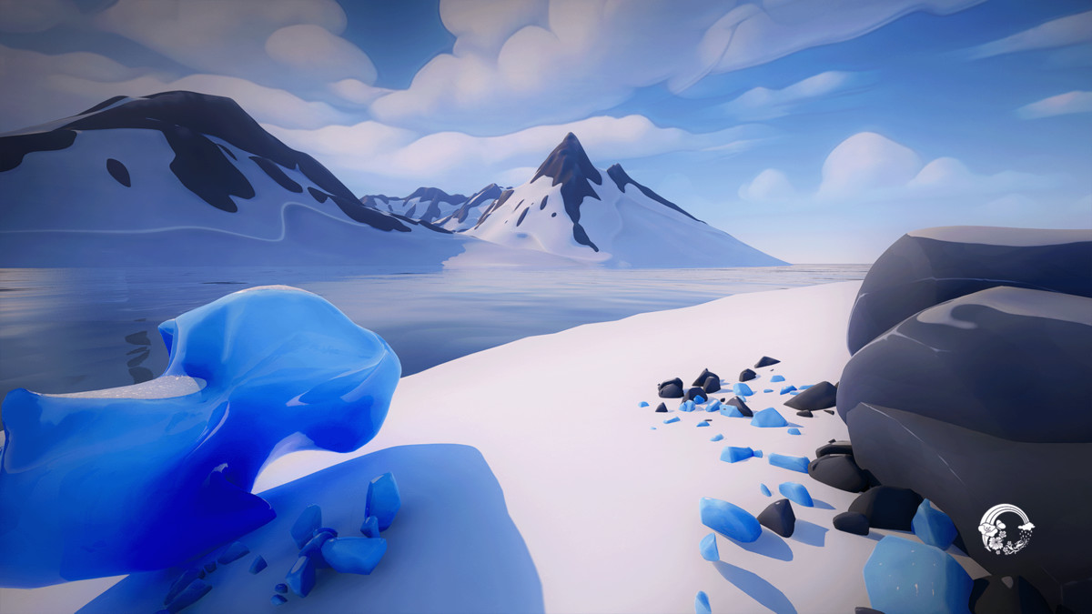 Arctic Landscape Cartoon