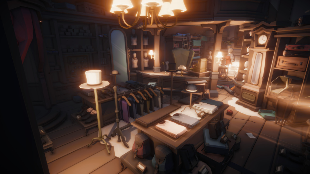 STYLIZED Fantasy Clothing Shop - Low Poly 3D Art