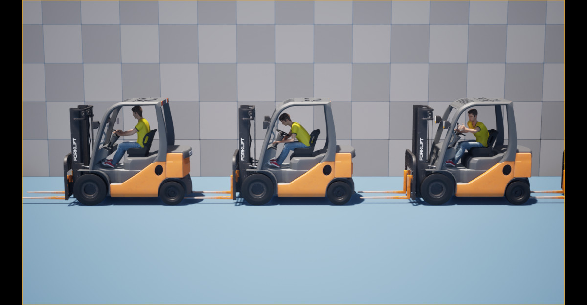 Forklift Operator Animation