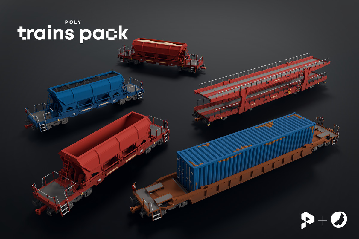 Poly Trains Pack