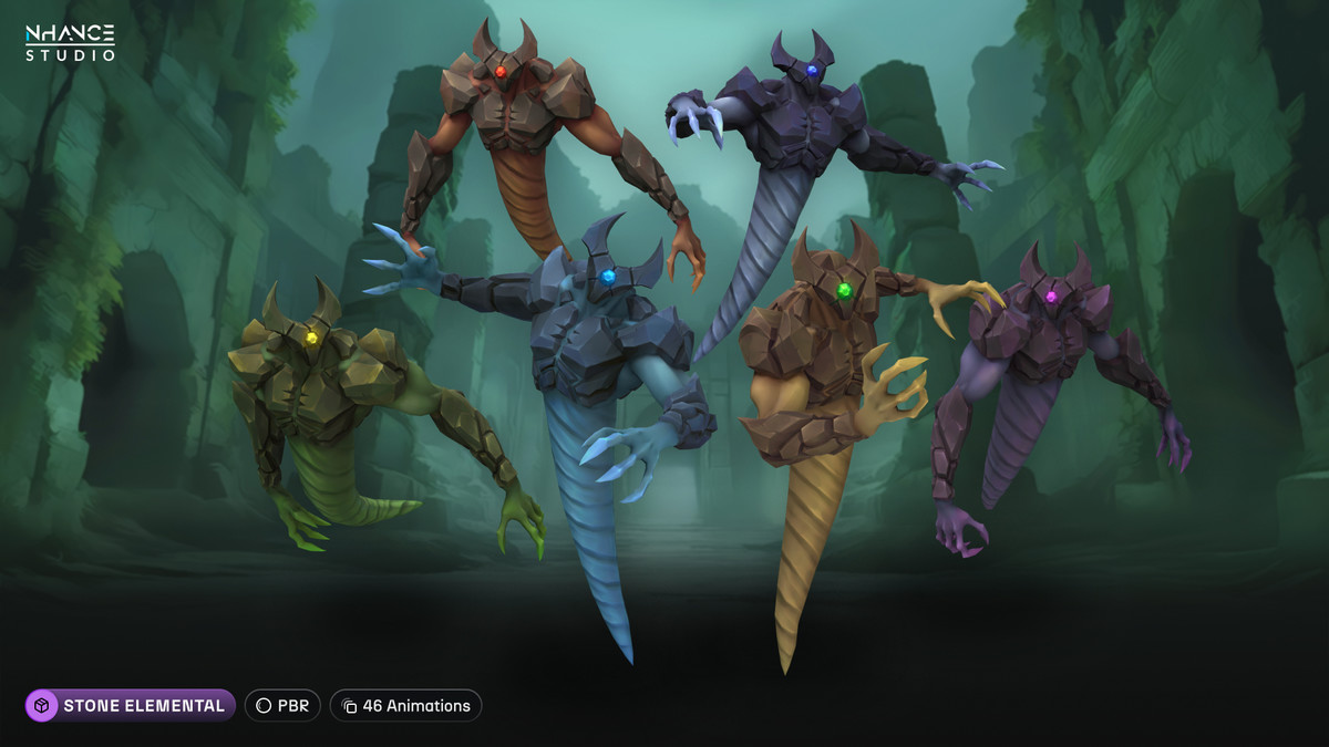 Stylized Fantasy Elementals Bundle