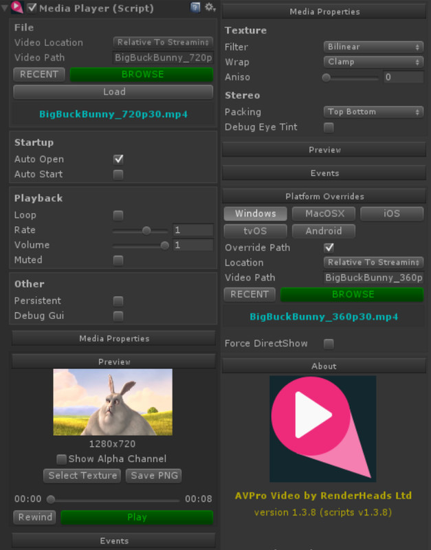 AVPro Video 1.x (Android)