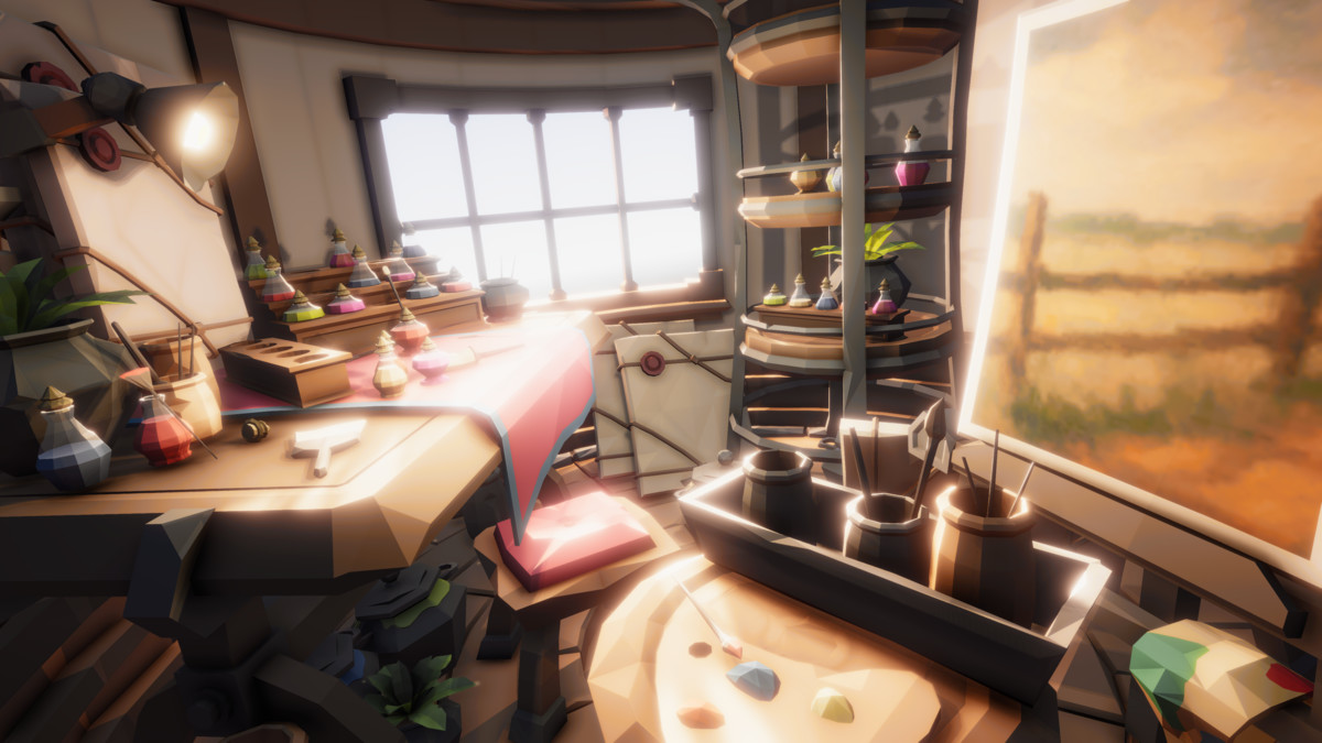 STYLIZED Fantasy Workshops & Crafting Vol. 2 - Low Poly 3D Art