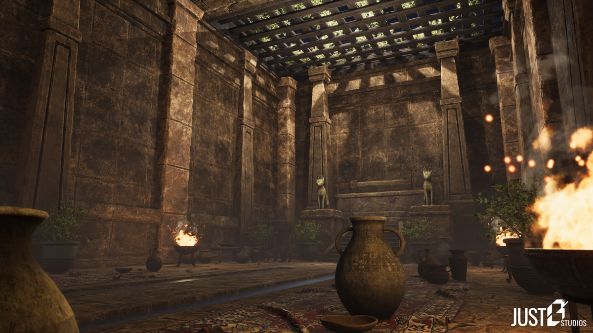 Modular Babylon Temple Environment (Temple,Desert,Ruins)
