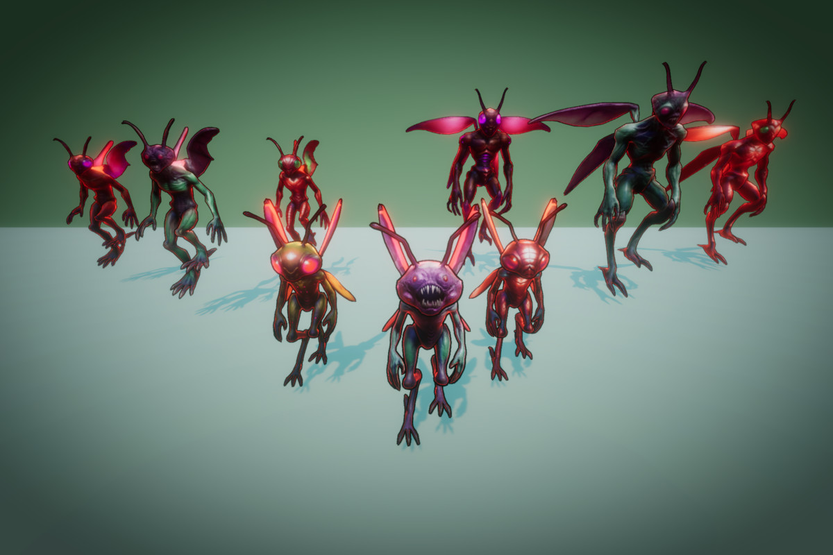 Fantasy Monster Evolution Pack 07-08–09 – Game Ready Creatures | PixeliusVita