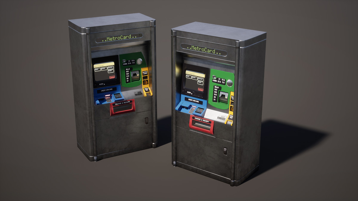 Subway Realm - Game-Ready NYC Metro Station