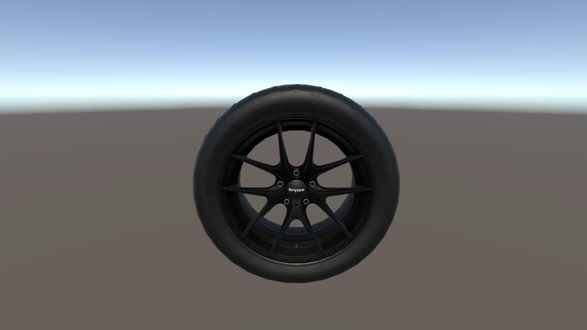 Kryxen Wheel V1 - Gloss_Black - Game Ready
