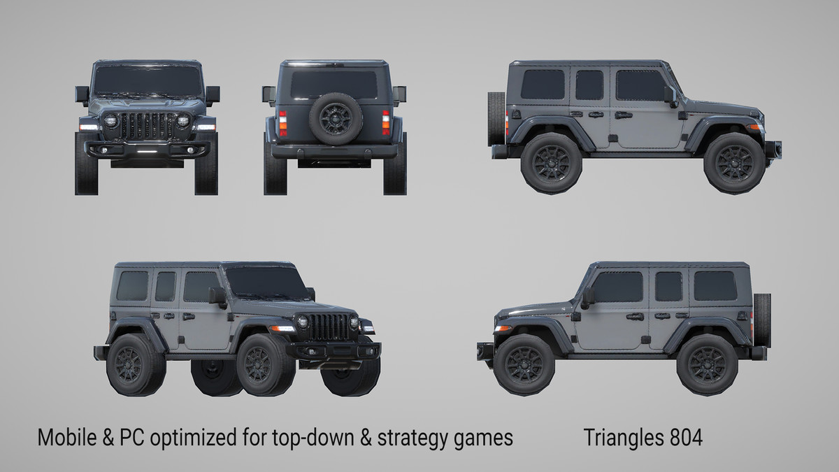 Modern Vehicle Pack (Mobile & PC)